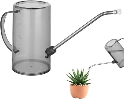 35oz 1L Gieter van Plastic met Lange Tuit voor Binnen en Buiten, Ideaal voor Planten, Bloemen en Succulenten in de Tuin