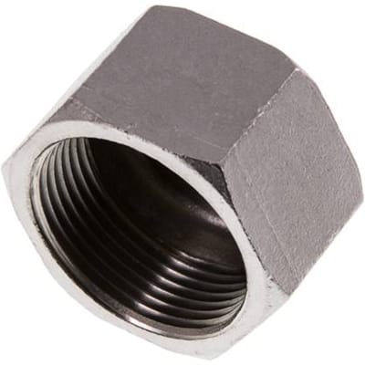 Rp 1 1/4'' RVS Afsluitkap 16 Bar