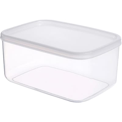 Koelkast Organizer Grote Opslagcapaciteit Plastic Vershoud Lunchbox Koelkast Opbergdoos 900ml white