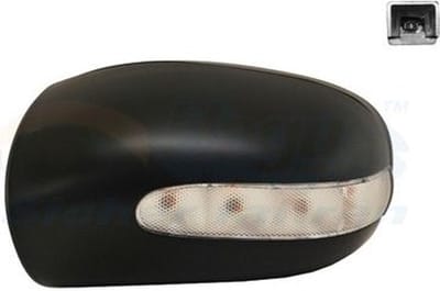 VanWezel 3032841 - Couvercle de rétroviseur gauche pour Mercedes C w203 de 2000 à 2007
