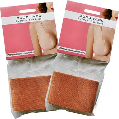 3BMT Boob Tape - Plak BH push up - Borst Tape - 4 x 50 cm