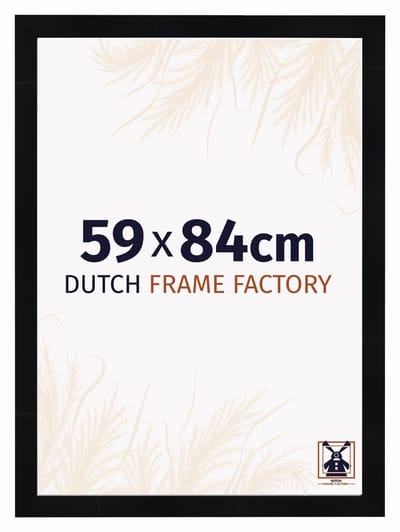 Fotolijst 59x84 cm - MDF - Zwart Hoogglans - Praag