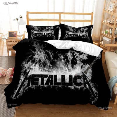 Casal Heavy Metal Band All Season Dekbedovertrek Dekbed Beddengoed Sets Zachte Dekbedhoes En Kussenslopen Enkel/Dubbel/Queen/King AU Single(140*210cm)3pcs
