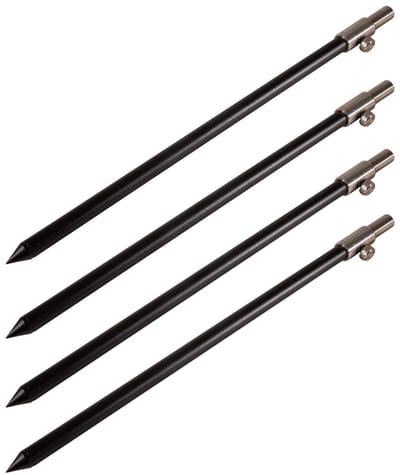 Ultimate Black Aluminium Bankstick Set 30-50cm (4 Stuks) - Bankstick