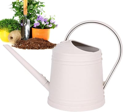 Gieter Binnen - Waterkannetje Bloem - Planten Water Geven - Lange Nauwe Tuit - 18 Liter - Wit
