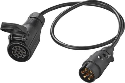 ProPlus Verloopkabel - 7-polig naar 13-polig - 80 cm - Duurzaam en eenvoudig te gebruiken