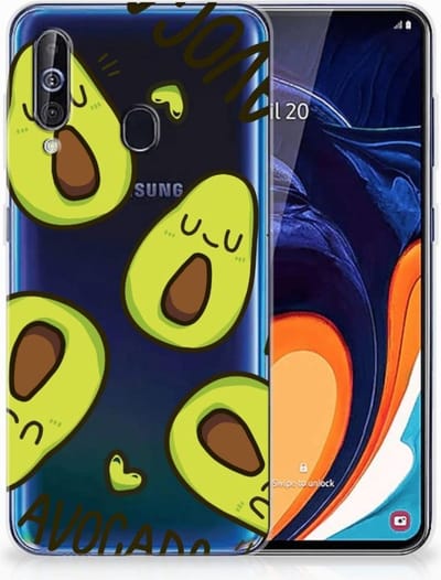 Samsung Galaxy A60 Telefoonhoesje met Naam Avocado Singing