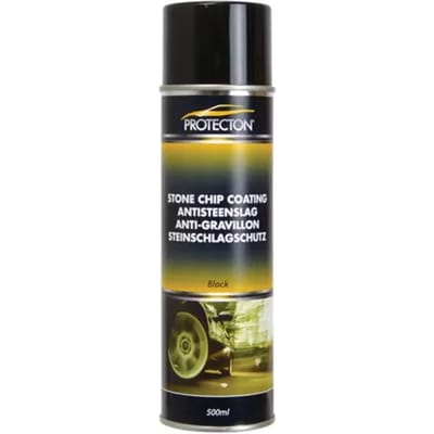 Protecton Antisteenslag - Beschermingsmiddel voor carrosserie onderdelen - Corrosie werende werking - Geluiddempend - Overspuitbaar - Zwart - 500ml