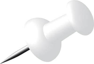 pushpins Alco doosje a 40 stuks wit