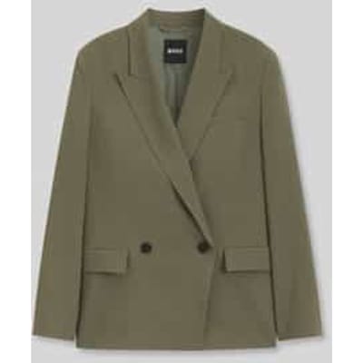 Regular fit korte blazer van viscosemix model 'JALETO12'