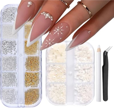 REN® Nagel spullen - Elektrische Nagelvijl - Nagelfrees - Goud en zilver - 13cm x 13cm x 1 cm;