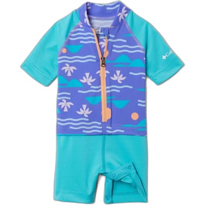 Columbia Sandy Shores™ Sunguard Overall Blauw 3-6 Months Meisjes