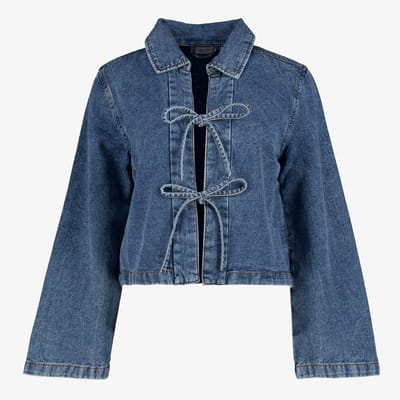 TwoDay korte dames spijkerjas blauw - Maat XS
