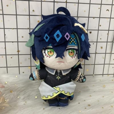 Genshin Impact Kinich Pluche Poppen Speelgoed 20cm Anime Schattig Zacht Gevuld Kussen Kinich Speelgoed Kerst Verjaardagscadeau 20cm gray