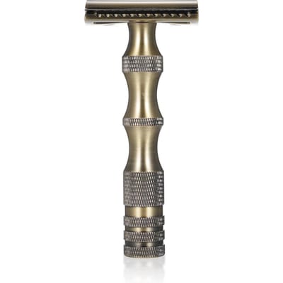 Rasoir pour homme Rasoir manuel vintage Rasoir de sécurité à double tranchant bronze