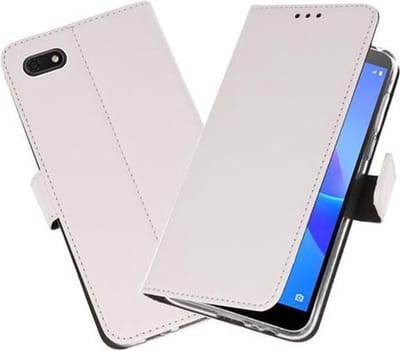 Bestcases Pasjeshouder Telefoonhoesje Huawei Y5 Lite (2018) - Wit