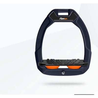 Veiligheidseisen voor paardrijden Schuin Ultra Grip Blauw/Zwart/Oranje Flex-On Safe-On