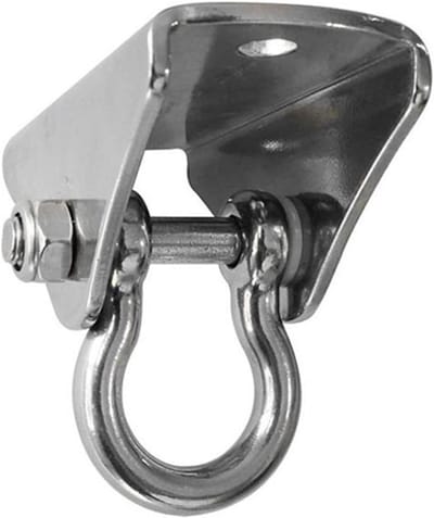 Schommelhaak - Hangmatbevestiging - Buiten ophangen - 304 roestvrij staal - 1 cm - Zilver