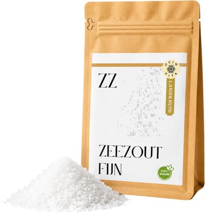 Zeezout Fijn 100g Biologisch – 100% Natuurlijk Zeezout Mediterraans – Fijne Korrel voor Dagelijks Koken, Bakken, Sauzen & Salades– Ocin Vita
