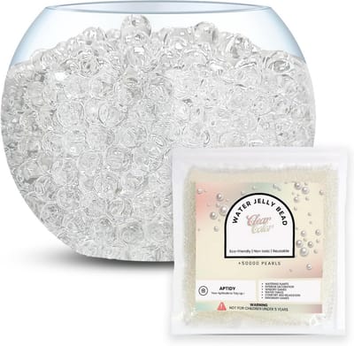 Transparante Waterparels voor Decoratie - 20.000 stuks Hydrogelballen voor Vaas, Potgrond en Bloemen