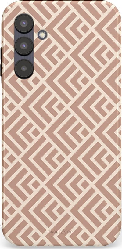 Casetastic Hoesje Geschikt voor Samsung A25 - Stijlvolle Beschermende Duo-layer Case - Abstract Zand Kunst