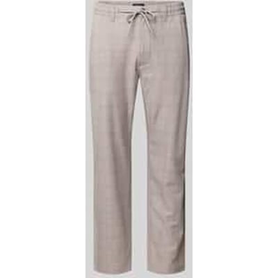 Tapered fit stoffen broek met Elastische band