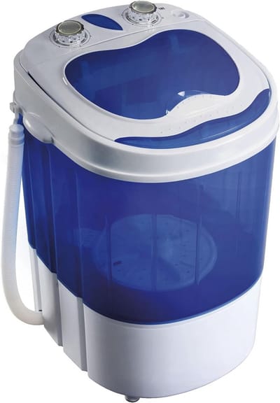 Mini Wasmachine - 3kg Capaciteit - Centrifuge - Camping & Caravan - Waterbesparend