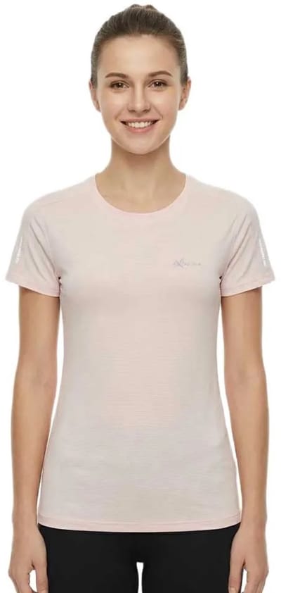 Newwood Suheyla T-shirt Met Korte Mouwen Beige S Vrouw