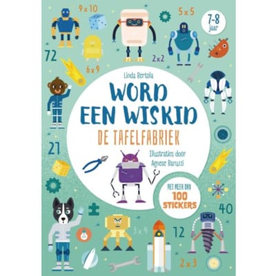 Word een Wiskid: De Tafelfabriek 7-8j Educatieve boeken (spelletjes en raadsels)