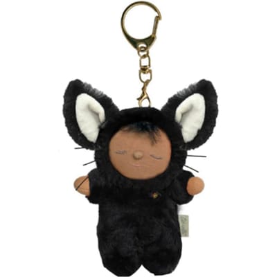 Olli Ella Cozy Bag Charm Cat Nox