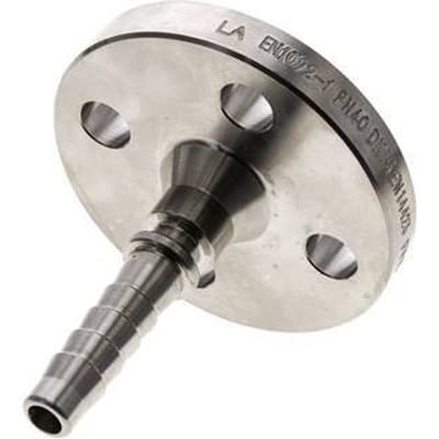 13x25 mm RVS 1.4401 Slangpilaar met Flens PN 10/16/25/40 DIN EN 14423 / DIN 2826