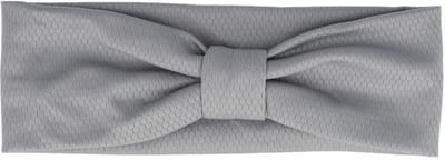 Haarsoires Haarband Knoop 8cm – Effen Patroon – Jersey Stof – Grijs