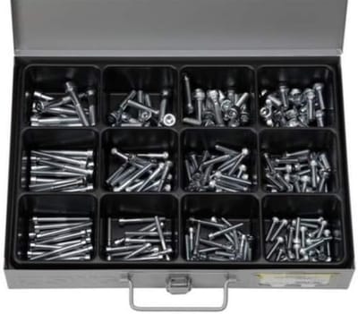 Cilinderschroeven Assortiment - Inbusschroeven Set - Bevestigen en Monteren - 205 Delen Set - DIN 912 - Metaal