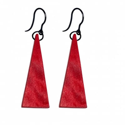 Allergievrij hout rood zwart Saheli-Charme Bijoux