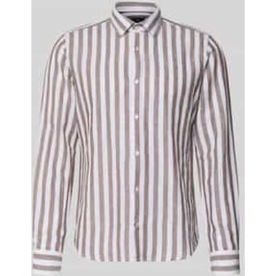 slim fit zakelijk hemd met kentkraag model 'Pit'