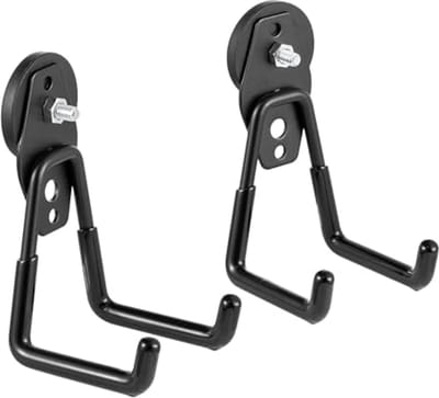 Zware Magneet Haken voor Opslag, Set van 2 Sterke Haken met Antislip Coating voor Binnen en Buiten Gebruik