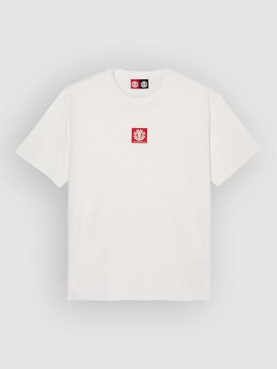 T-shirt met vierkant logo Element
