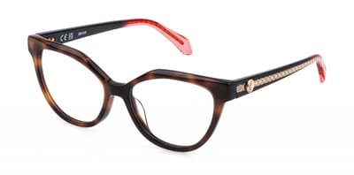 Just Cavalli VJC130V Avana marrone 53/16/140 WOMAN Brilmonturen
