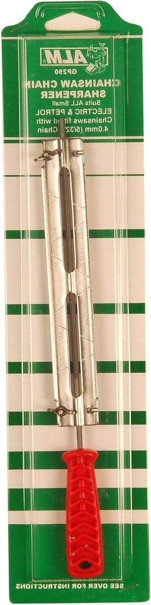 Kettingzaagslijper - Slijpkit Kettingzaag - Kettingen Scherp Houden - Voor Kleine Zagen - 26 x 98 x 397 mm - Meerkleurig