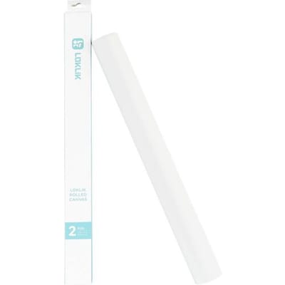 Loklik A3 Rolled Canvas Doek Snijbreedte 29.7 cm Wit