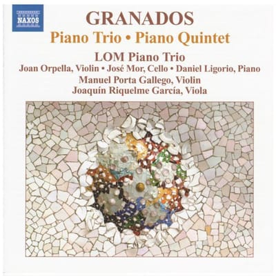 CD GRANADOS LOM PIANO TRIO JOAN ORPE Piano Trio Piano Kwintet 8572262 Naxos 2010 Duitsland ObiKlassiek Gebruikt
