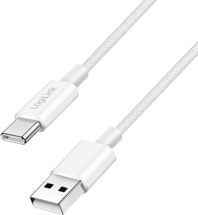 LogiLink CU0320 USB-kabel USB 2.0 0,5 m USB A USB C Wit