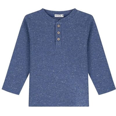 Prénatal baby shirt Midblue 56 heren