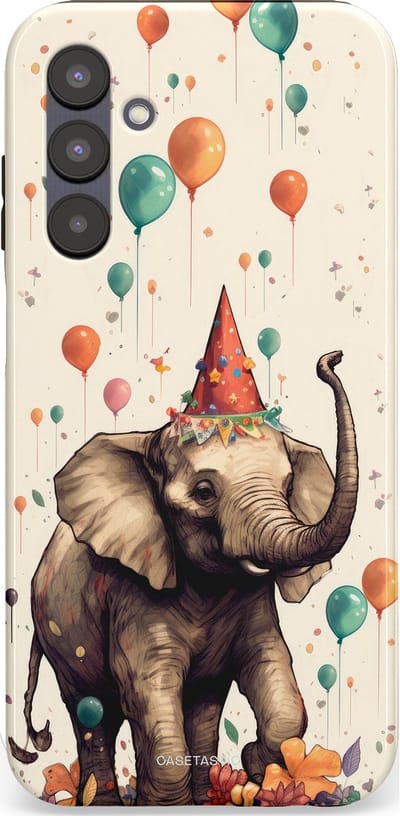 Casetastic Hoesje Geschikt voor Samsung A25 - Stijlvolle Beschermende Duo-layer Case - Ballonparade