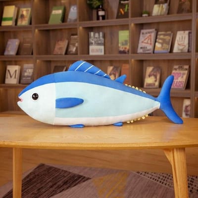 1 st 65 cm Leuke Tonijn Knuffels Cartoon Gevulde Zachte Zee Dier Kussen Kawaii Kussen Sofa Kussen Verjaardagscadeau Voor Kinderen Baby 65CM