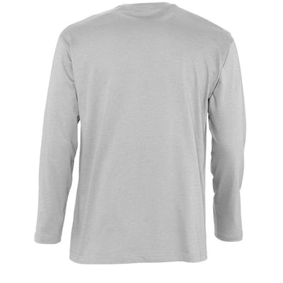 SOLS Heren Monarch T-Shirt met lange mouwen (Grijze Mergel)