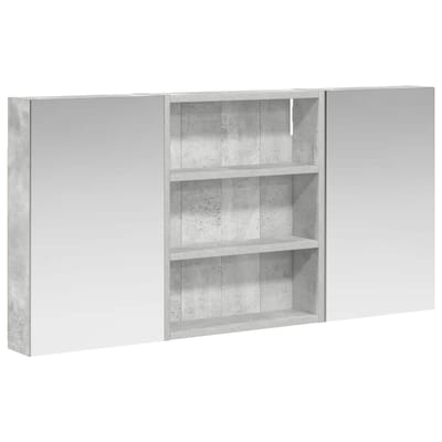 vidaXL - Badkamerkast - set - 3 - st - 100 - x - 10,5 - x - 50 - cm - Bewerkt - hout