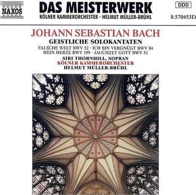 Cologne Chamber Orchestra, Helmut Müller-Brühl - J.S. Bach: Sacred Cantatas (CD)