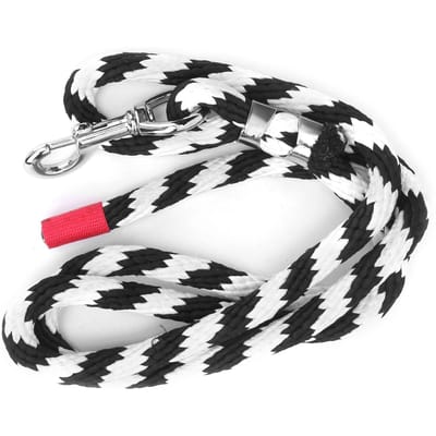 Paard   Touw Sterk Gevlochten   Touw met Dikkere Legeringshaken voor Paard Grote Hond Schaap en Ander Vee Type 1 black