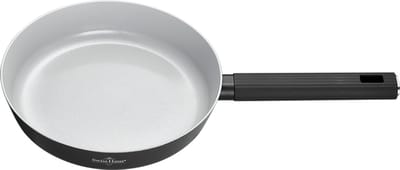 Swiss Haus® SCFP20B Koekenpan Inductie - Ø 20 cm - PFAS Vrij Bakpan - Pan Met Sapphire™ Anti-aanbak - Koekenpannen Voor Alle Warmtebronnen - Zwart